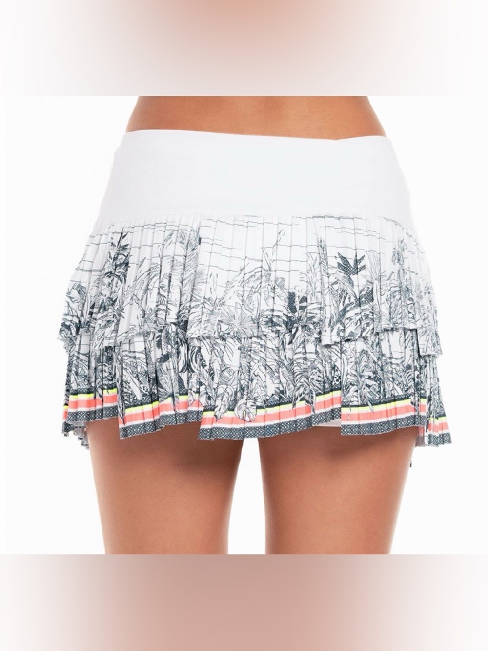 Lucky in Love Palms D’Amour Pleated Skirt - Picture 2 of 4